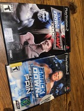 PS2 WWE SmackDown Here Comes the Pain  Smackdown Raw 2006 CASES AND MANUALS