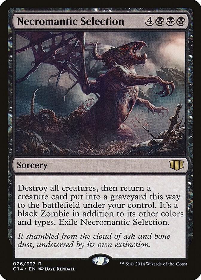 Necromantic Selection #26 NM Commander 2014 MTG