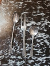 1920's Era Coca-Cola Stainless Flatware Set Of 3 The Straus Company Richmond VA