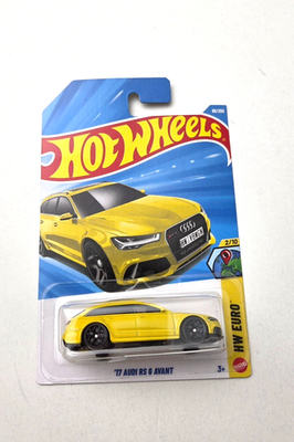 Hot Wheels 17 Audi RS 6 Avant Yellow #66 66/250 - 2026 HW Euro | eBay