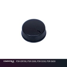 Yamaha Black Master Volume Knob for PSR-OR700, PSR-S500, PSR-S550, PSR-S650