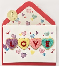 Papyrus Valentine s Day Card To My Sweetheart w/Removable LOVE Patch