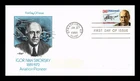 DR JIM STAMPS US COVER IGOR SIKORSKY AVIATION PIONEER AIR MAIL FDC STAINED FRONT