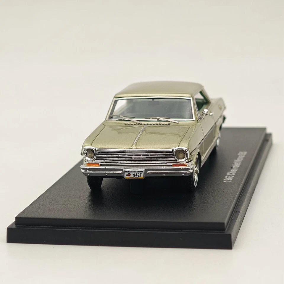 NEO 1:43 Chevrolet Nova SS 1963 Resin Models Car Colllection Green In stock US - Image 4 of 4