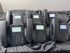 Lot If 6 Polycom VVX 311 WW 6-line Business Media Phone - Black (2200-48350-025)