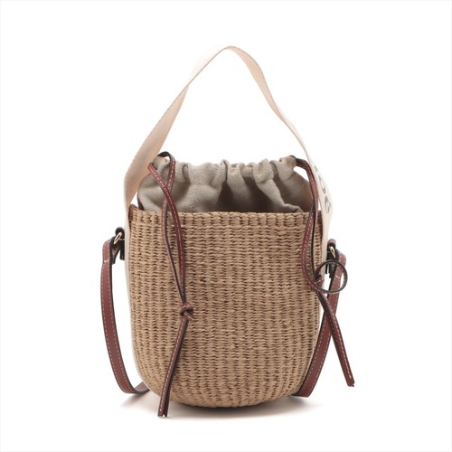 Chloe woody small basket - Gem Chloe woody small basket - Gem
