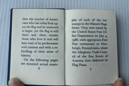 Historic American Flags Miniature, Hardcover Book, First Edition 1968, 50 Pages - Picture 10 of 23