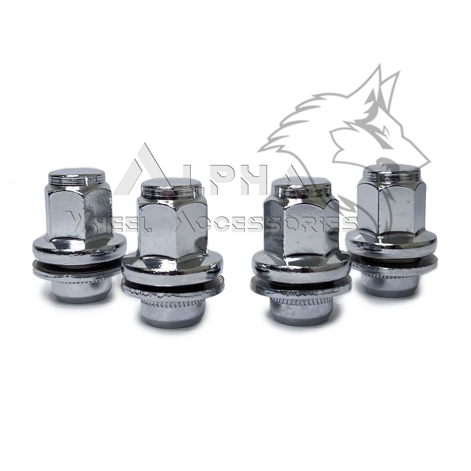 24 хромированные зажимные гайки для магазина 14x1,5 от оригинального производителя для 2022 Toyota Tundra TRD 1794 - Изображение 4 из 4