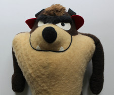 Vintage Taz Tasmanian Devil Looney Tunes Giant Plush by Mighty Star 1971
