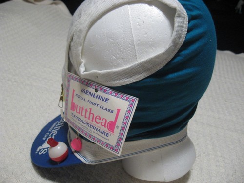 Vintage 90er 1992 Original BUTTHEAD's Fishin' Cap Spoof lustiger Humor Neuheit Mütze - Bild 3 von 10