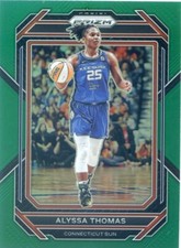 2023 Panini Prizm WNBA ALYSSA THOMAS #65 GREEN PRIZM SUN