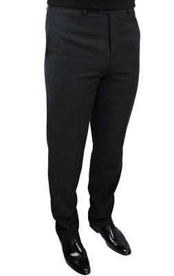 ELEGANTE PANTALONE UOMO DIAMOND CASUAL NERO CERIMONIA da 42 a 60 | eBay