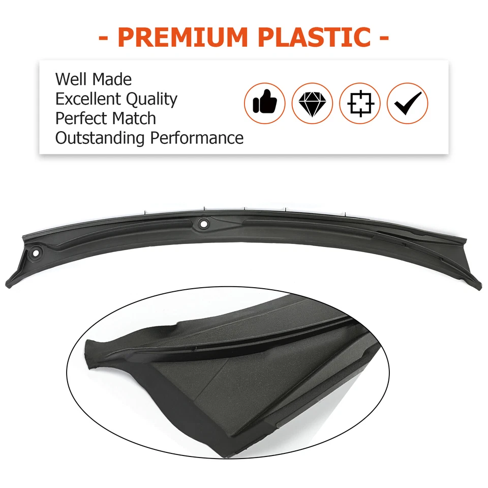 Fits 97-06 BMW M3 E46 323i 328i Lower Motor Cowl Cover-Windshield Wiper Grille - Image 2 of 4