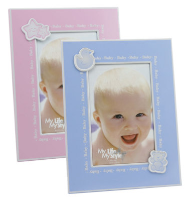 Baby Fun Portraitrahmen 10x15 cm Bilderrahmen Porträt Fotorahmen Rahmen Auswahl