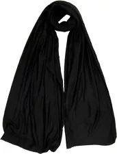 Classy Solid Color Jersey Hijab Lightweight Soft Muslim Head Scarf Long Scarf.