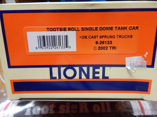 LIONEL 6-26133 TOOTSIE ROLLO MONODOMA TANQUE COCHE NUEVO EN CAJA O ESCALA LQQK - Imagen 2 de 2