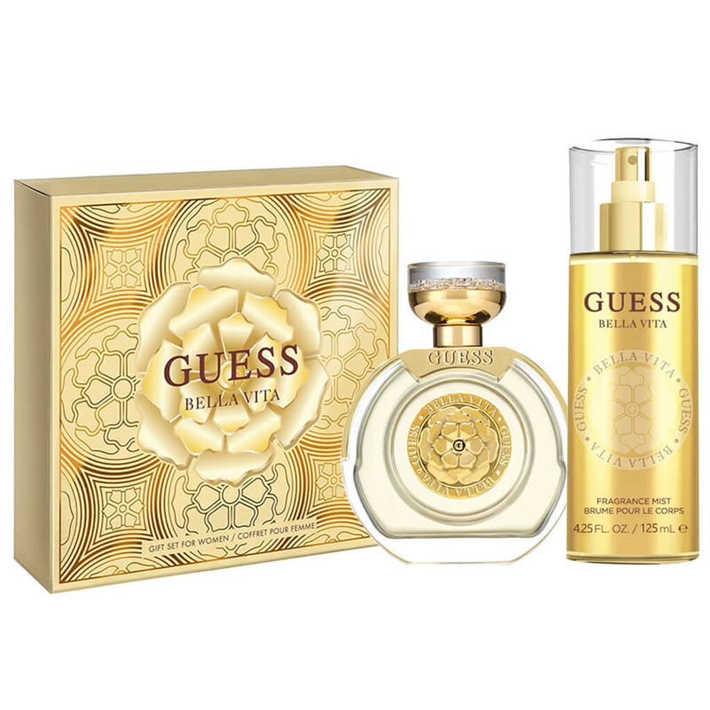 GUESS Bella Vita EDP Spray 100ml Fragrance Mist 125ml Gift Set For Her
