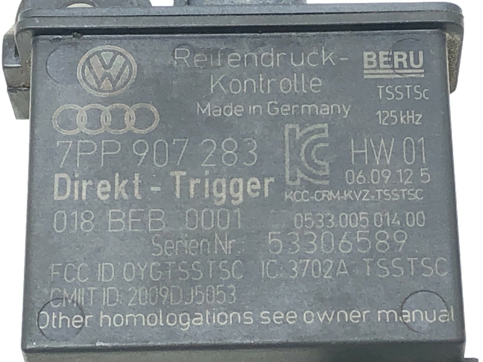 20112018 PORSCHE CAYENNE TIRE PRESSURE SENSOR TPMS MODULE OEM eBay