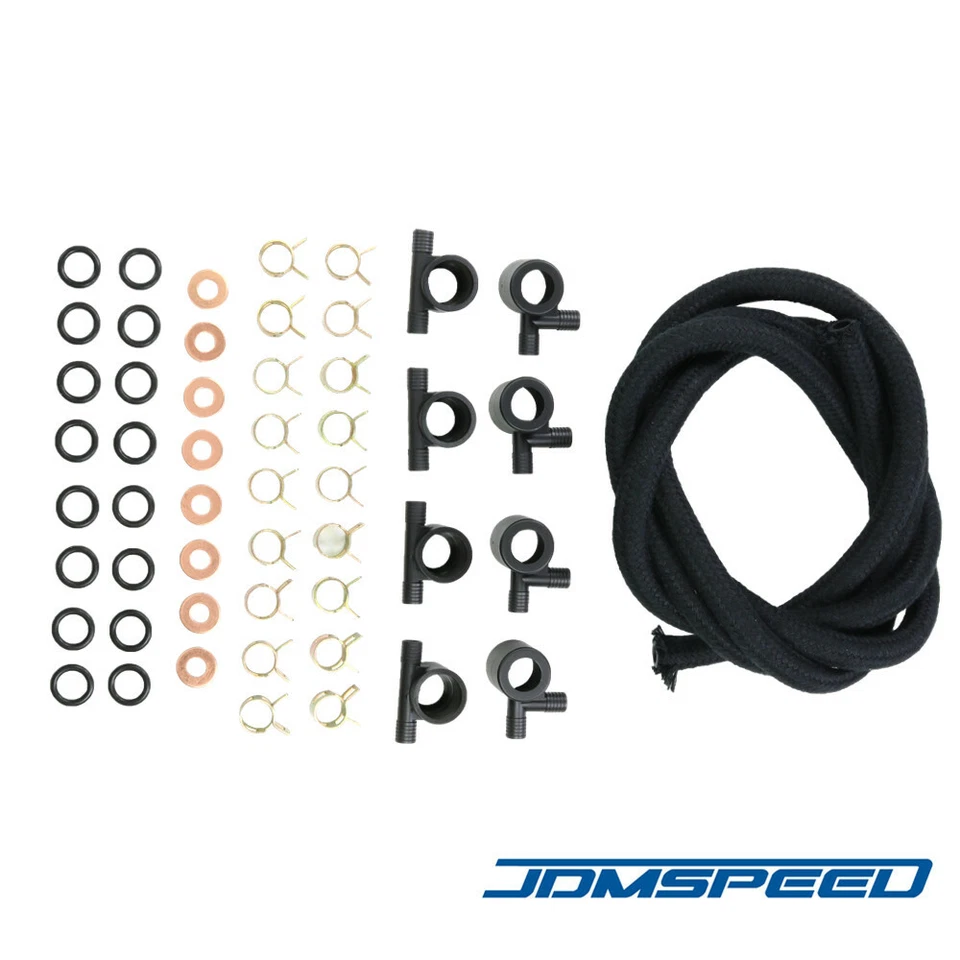 Nuevo kit de línea de retorno de inyector de combustible para camionetas diésel Ford 7,3 7,3 L 1988-1994 Foto 4 de 4