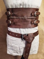 Viking wide belt. Nurse Leather armor perfect for larp armor or viking cospla-f4
