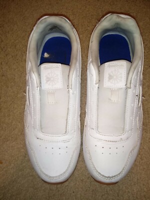  Reebok Classic Youth Size  3Y(White/Peanut Butter Sole)