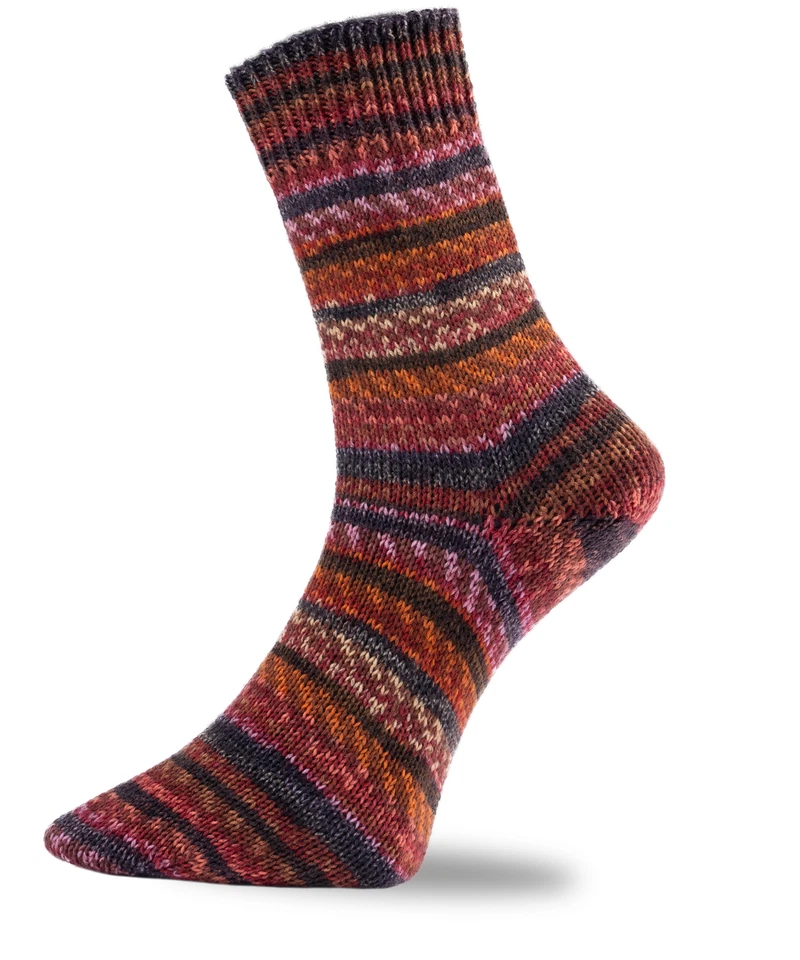 5x100g-Packung Pro Lana Golden Socks *BERGWELT* Sockenwolle 4-fach/4-fädig - Bild 2 von 4