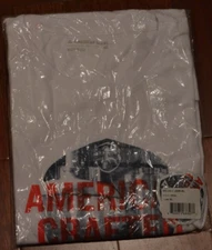 American Giant T-Shirt Men's XL White Samuel Adams Beer Boston USA Made