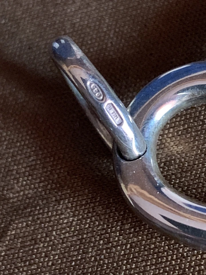 Raro Pomellato Ciondolo Pendente Cuore Silhouette Argento 925 Limited Edition - Immagine 3 di 3