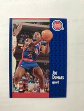Nice 1991 JOE DUMARS Fleer Basketball Card # 59 Made in USA