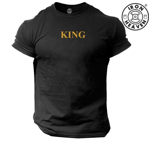 King T Shirt Gym Clothing Bodybuilding Training Workout Exercise Boxing MMA Top - Picture 3 of 20