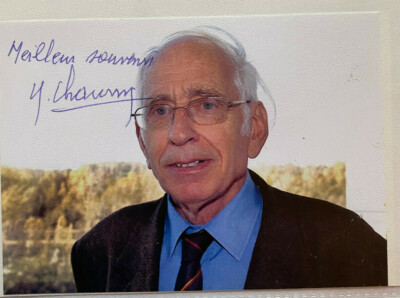 Yves Chauvin  - Nobelpreis Chemie  2005 - original Autogramm