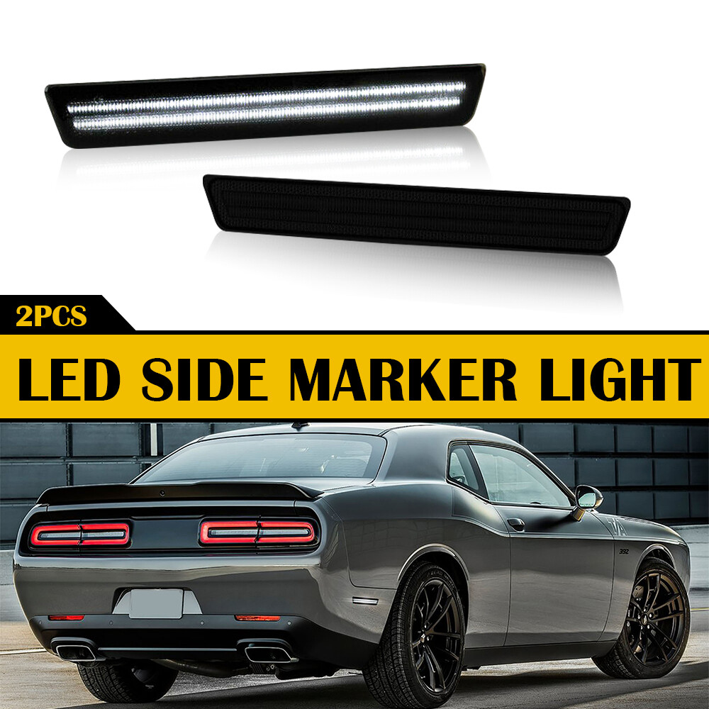 2X For 2015-2021 Dodge Challenger LED Car Rear Side Marker Light
