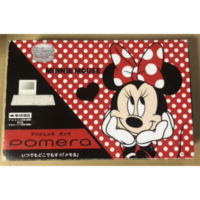 King Jim Digital Memo Pomera DM5 Digital Minnie Mouse Disney Store Keyboard