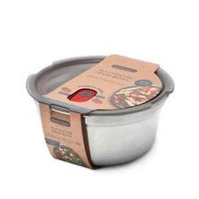 Microwavable Stainless Steel Lunch Bowl | Multi-Function, Vacuum Sealed Conta...