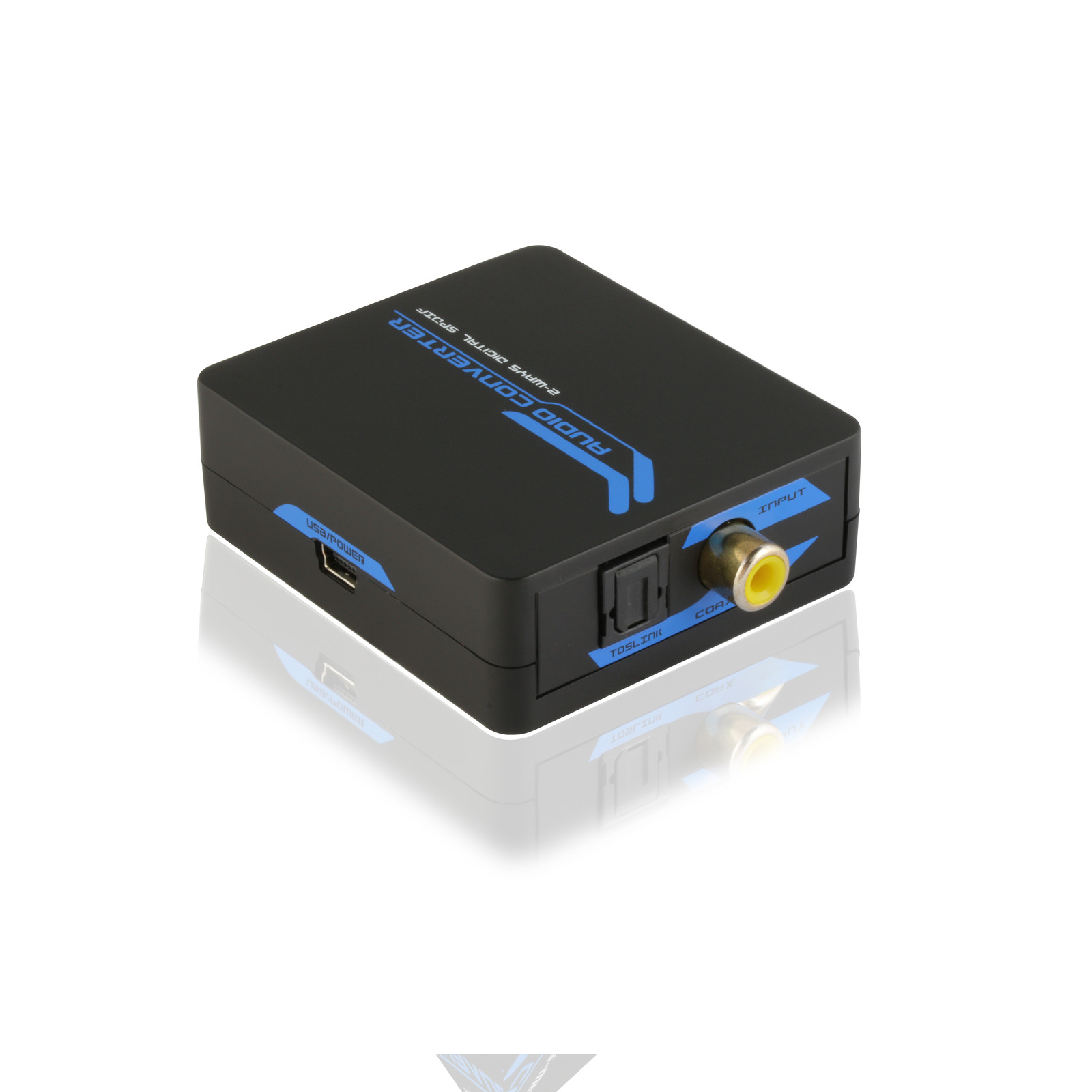 Двухдиапазонный цифровой аудиоконвертер SPDIF (коаксиальный/Toslink) для работы в режиме реального времени 2.1/5.1CH