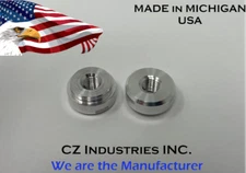 1/16 NPT ALUMINUM FEMALE WELD ON / WELD IN FLANGE FITTING BUNG,LOW PROFILE QTY:2