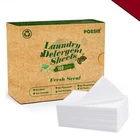 Laundry Detergent Sheets Eco-Friendly 160 Sheets Clear PlasticFree Biodegradable