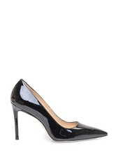 500 STUART WEITZMAN Leigh 95 Pointed Toe Pump BLACK PATENT LEATHER 7 DB4