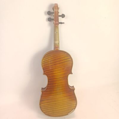 German-Made 1930s-40s A. Stradivarius Copy Violin 1Pc Back 3/4