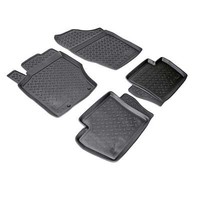 3D Gummi FußMatten Passend FüR Citroen C4 | Typ L | BJ 2004-2010 | Passgenau