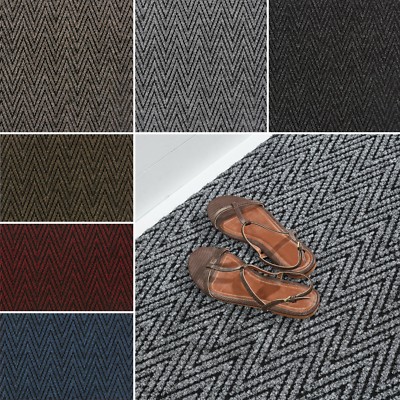 Strapazierfähige Eingangsmatten schwerer Vertrag strapazierfähiger Chevron Teppich 1m & 2m