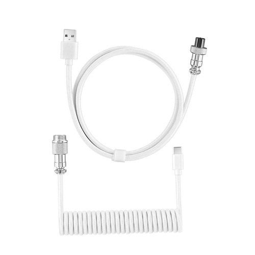1 PC 3M Type C Keyboard Coiled Cable Replacement For Mechanical Keyboard - Picture 5 of 23