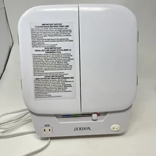 Jerdon Tri Fold Two Sided Lighted Makeup Mirror - White 1x-5x TESTED