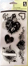 Lot of Inkadinkado 4 x 8 clear stamps to choose from
