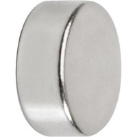 Maul Neodym-Scheibenmagnet, 8 Mm, Haftkraft: 1,5 Kg, Silber 1 Bis 20 Stk