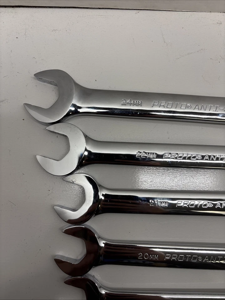 13 Piece Proto Anti-Slip Design Wrenches 9MM-24MM Read For Sizes)  - Image 2 of 4