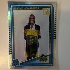 2025 Panini Donruss WNBA Rated Rookie Dominique Malonga #89 Seattle Storm
