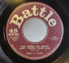 R&B 45 - Bobby & Sylvia - You Broke My Heart And I Broke Your Jaw - Battle