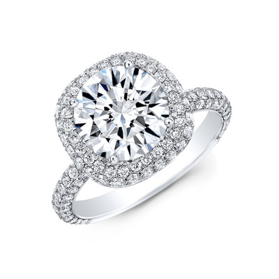 Vorschlagsring 1,80 ct IGI Lab Created Rundschliff CVD-Diamant 950 Platin E F...