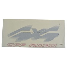 Oem 4x4 Off Road Bed Decal Red Silver Rear Lh Or Rh For Ford Pickup Truck New Oem 4x4 Off Road Bed Decal Red Silver Rear Lh Or Rh For Ford Pickup Truck New